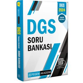 Pegem Yayınları 2024 DGS Tamamı Çözümlü Soru Bankası