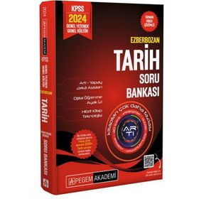 Pegem Yayınları 2024 Ezberbozan KPSS Genel Yetenek Genel Kültür Tarih Soru Bankası