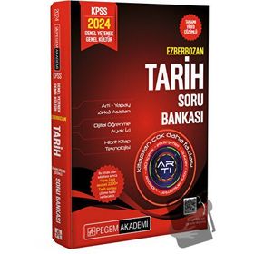 Pegem Yayınları 2024 Ezberbozan KPSS Genel Yetenek Genel Kültür Tarih Soru Bankası