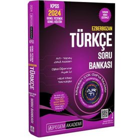 Pegem Yayınları 2024 Ezberbozan KPSS Genel Yetenek Genel Kültür Türkçe Soru Bankası