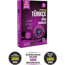 Pegem Yayınları 2024 Ezberbozan KPSS Genel Yetenek Genel Kültür Türkçe Soru Bankası