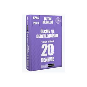 Pegem Yayınları - 2024 KPSS Eğitim Bilimleri Ölçme ve Değerlendirme 20 Deneme