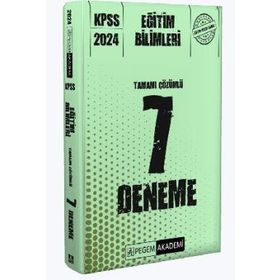 Pegem Yayınları 2024 KPSS Eğitim Bilimleri Tamamı Çözümlü 7 Deneme