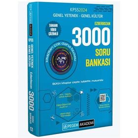 Pegem Yayınları 2024 KPSS Genel Yetenek Genel Kültür Ezberbozan 3000 Soru Bankası