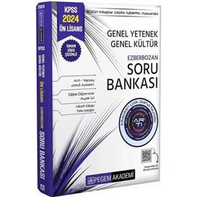 Pegem Yayınları 2024 KPSS Genel Yetenek Genel Kültür Ön Lisans Ezberbozan Soru Bankası