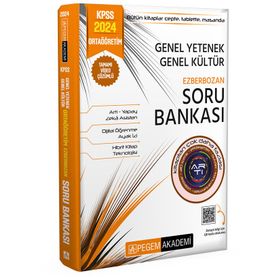 Pegem Yayınları 2024 KPSS Genel Yetenek Genel Kültür Ortaöğretim Ezberbozan Soru Bankası