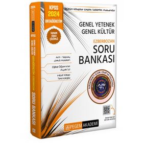 Pegem Yayınları 2024 KPSS Genel Yetenek Genel Kültür Ortaöğretim Ezberbozan Soru Bankası