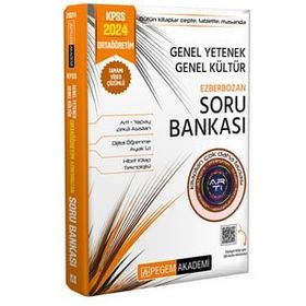 Pegem Yayınları 2024 KPSS Genel Yetenek Genel Kültür Ortaöğretim Ezberbozan Soru Bankası