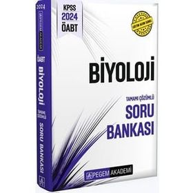Pegem Yayınları 2024 KPSS ÖABT Biyoloji Tamamı Çözümlü Soru Bankası