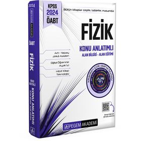 Pegem Yayınları 2024 KPSS ÖABT Fizik Konu Anlatımlı