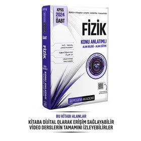 Pegem Yayınları 2024 KPSS ÖABT Fizik Konu Anlatımlı