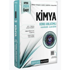 Pegem Yayınları 2024 KPSS ÖABT Kimya Konu Anlatımlı