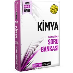 Pegem Yayınları 2024 KPSS ÖABT Kimya Tamamı Çözümlü Soru Bankası