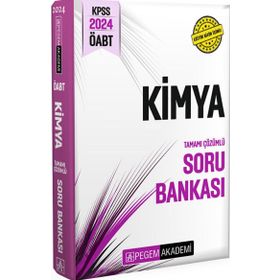 Pegem Yayınları 2024 KPSS ÖABT Kimya Tamamı Çözümlü Soru Bankası