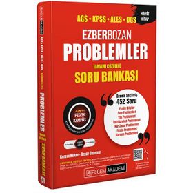 Pegem Yayınları 2026 AGS KPSS ALES DGS Ezberbozan Problemler Tamamı Çözümlü Soru Bankası
