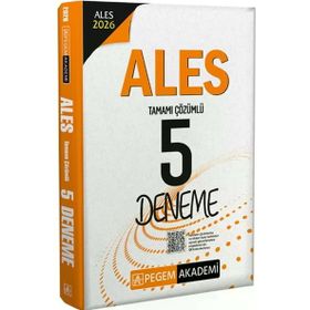 Pegem Yayınları - 2026 ALES Tamamı Çözümlü 5 Deneme