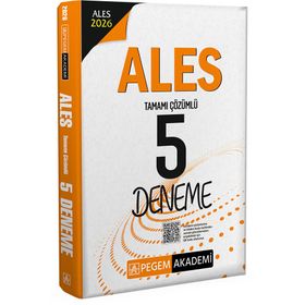 Pegem Yayınları - 2026 ALES Tamamı Çözümlü 5 Deneme