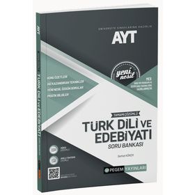 Pegem Yayınları Ayt Türk Dili Ve Edebiyatı Tamamı Çözümlü Soru Bankası