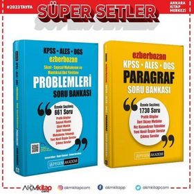 Pegem Yayınları Ezberbozan Paragraf ve Problemler Soru Bankası Seti 2 Kitap