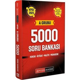 Pegem Yayınları KPSS A Grubu 5000 Soru Bankası