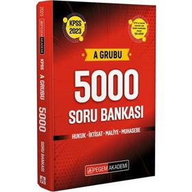 Pegem Yayınları KPSS A Grubu 5000 Soru Bankası
