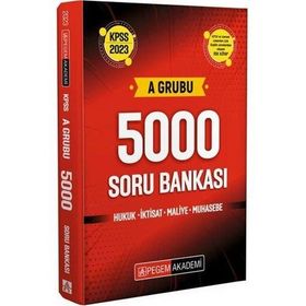 Pegem Yayınları KPSS A Grubu 5000 Soru Bankası