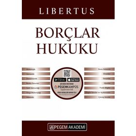Pegem Yayınları - KPSS A Grubu Borçlar Hukuku Konu Anlatımlı