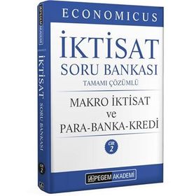 Pegem Yayınları KPSS A Grubu Economicus Makro İktisat ve Para Banka Kredi Cilt 2