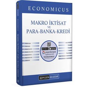 Pegem Yayınları - KPSS A Grubu Economicus Makro İktisat ve Para Banka Kredi Konu Anlatımı
