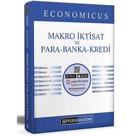 Pegem Yayınları - KPSS A Grubu Economicus Makro İktisat ve Para Banka Kredi Konu Anlatımı
