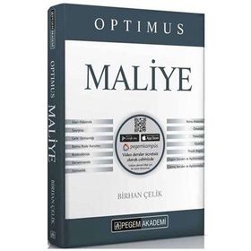 Pegem Yayınları KPSS A Grubu Optimus Maliye Konu Anlatımı
