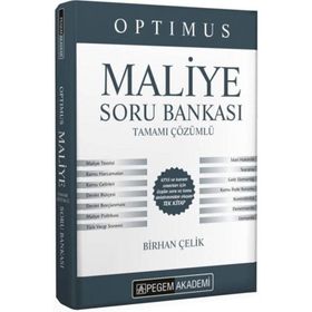 Pegem Yayınları KPSS A Grubu Optimus Maliye Tamamı Çözümlü Soru Bankası
