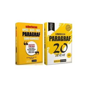 Pegem Yayınları KPSS ALES DGS Ezberbozan Paragraf 20 Deneme
