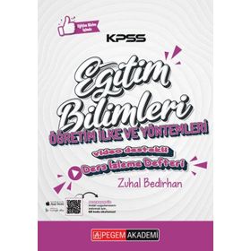 Pegem Yayınları KPSS Eğitim Bilimleri Öğretim İlke ve Yöntemleri Ders İzleme Defteri