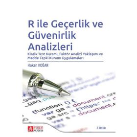 Pegem Yayınları - R İle Geçerlik ve Güvenirlik Analizleri