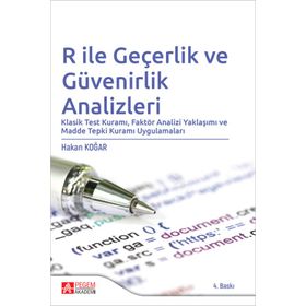 Pegem Yayınları - R İle Geçerlik ve Güvenirlik Analizleri