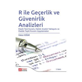 Pegem Yayınları - R İle Geçerlik ve Güvenirlik Analizleri