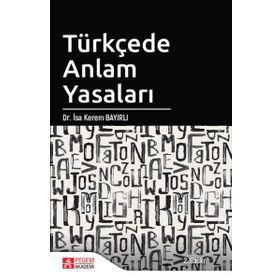 Pegem Yayınları Türkçede Anlam Yasaları