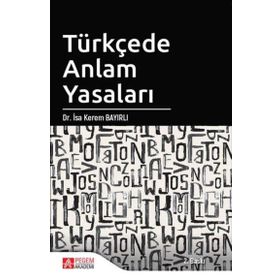 Pegem Yayınları Türkçede Anlam Yasaları