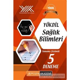 Pegem Yayınları YÖKDİL Sağlık Bilimleri Tamamı Çözümlü 5 Deneme