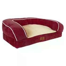 Peggy 85x70x20 Kırmızı Large Fitilli Köpek Yatağı