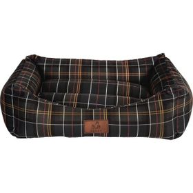 Peggy Lady Gri Ekose 80x60x23 cm Köpek Yatağı