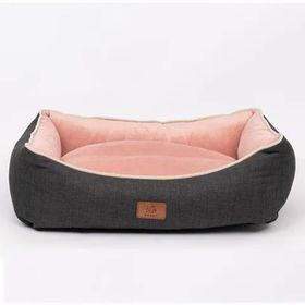 Peggy Lola Antrasit Pembe 70x50x25 cm Köpek Yatağı