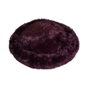Peggy Pofuduk Bordo Medium 65x10 cm Köpek Yatağı