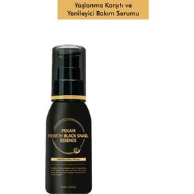 Pekah Anti-Aging Saf Rebirth Black Snail Essence Onarıcı Yenileyici