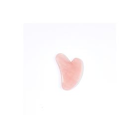Pelcare Rose Quartz Heart Gua Sha