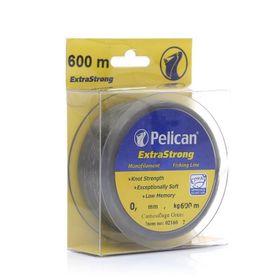 Pelican 600 m 0.38 mm Bobin Makara Kamuflaj Yeşil Extra Strong Misina