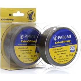 Pelican 600 m 0.38 mm Bobin Makara Kamuflaj Yeşil Extra Strong Misina
