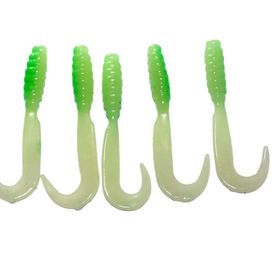 Pelican New Curly Colour:6 6.5 cm 5'li Silikon Yem