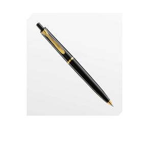 Pelikan 14 Ayar Altın Kaplama Siyah Tükenmez Kalem
